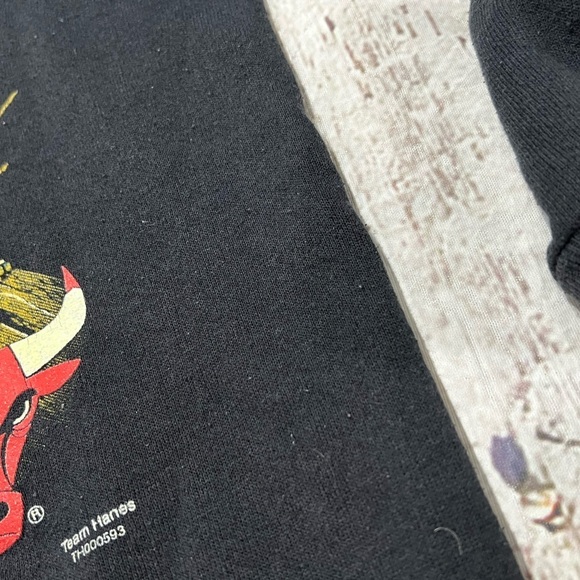 Vintage 80s Chicago Bulls NBA Basketball 1980s Crewneck Pullover Sweatshirt - Picture 3 of 5